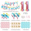 Rainbow 11th Birthday Party Decoration - Number 11 Balloons, Banner,