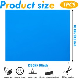 49 x 34 Inch Vinyl Pool Liner Patch Repair Patch air Mattress Patch Repair kit Vinyl Repair kit for Vinyl Swimming Pools Repair（Blue）