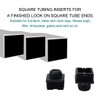 uxcell Leveling Feet 38 x 38mm Square Tube Inserts Kit