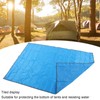 Picnic Blanket Blue Portable Foldable Outdoor Waterproof Sand Resistant Beach
