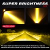 OFFROADTOWN Round Flush Mount LED Pods 2PCS 5Inch 80W Amber