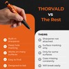 THORVALD New 3-in-1 Carpenter Pencils with Finger Grip for Construction