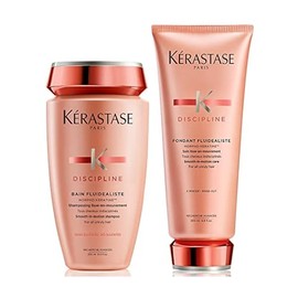 Kerastase Discipline - Juego de champú y acondicionador antiencrespamiento para todo tipo de cabello, suaviza y controla el encrespamiento con morfo-queratina