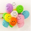 25 Assorted Smile Balloons 12"/30cm Balloons