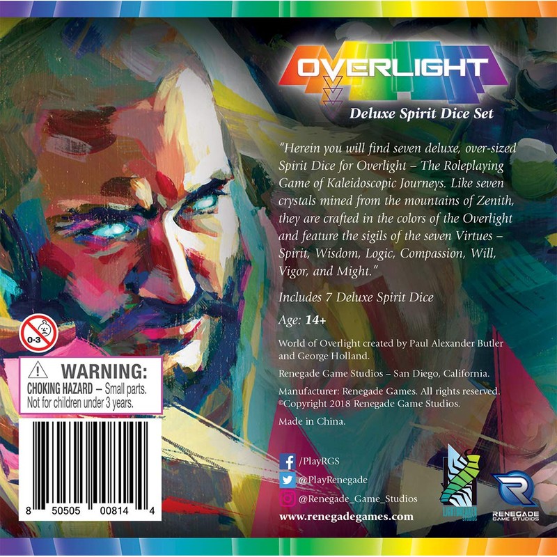 Renegade Game Studios Overlight RPG Deluxe Spirit Dice Set