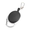60cm Nylon Wire Rope Retractable Key Chain Stretching Keys Clasp