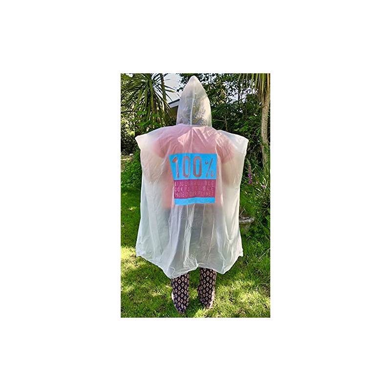 Festivology Biodegradable Rain Poncho