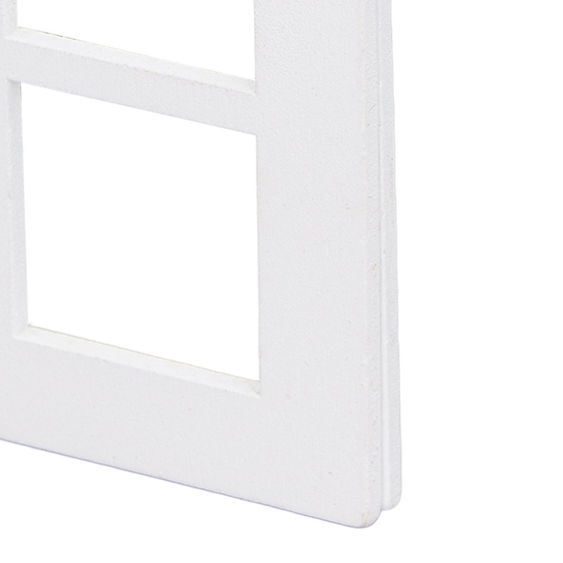6PCS Dollhouse Windows Miniature Window Frame Ornament 1:12 Scale Dollhouse
