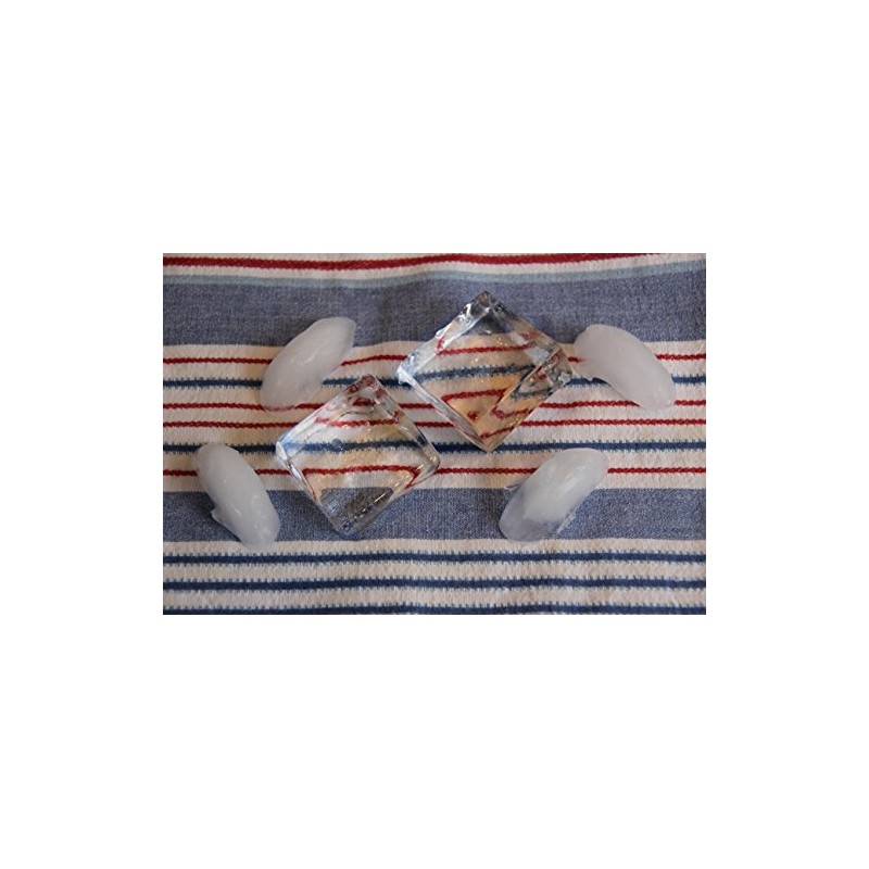 ClearlyFrozen High Capacity Clear Ice Tray/Maker With Molds For Six