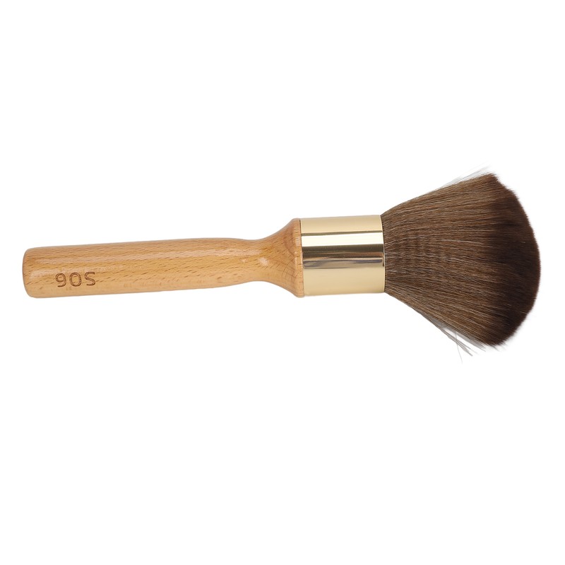 Neck Duster Brush Beech Wood Ergonomic Handle Portable Broken Hair