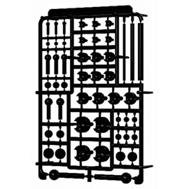 Hobby Base PPC-T131 Joint Technique Ball Joint Double Dark Gray Plastic Model Parts