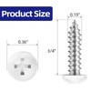 Etauwe 100 PCS #10 x 3/4" Pan Head Self Tapping