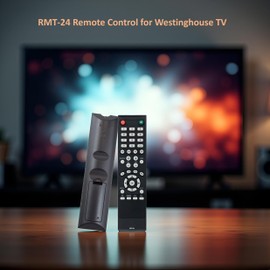 RMT-24 Remote Control Replacement for Westinghouse TV DW39F1Y1 DW46F1Y2 DW50F1Y1 DWM32H1A1 DWM32H1G1 DWM32H1Y1 DWM40F1A1 DWM40F1Y1 DWM40F1Y1C DWM40F1Y1-C DWM40F2G1