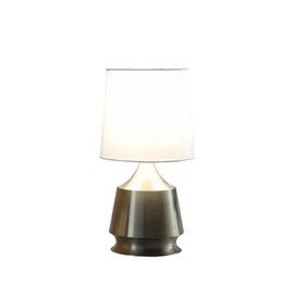 Ore International HBL2110 14" in Ellis Antique Brass Metal Table Lamp