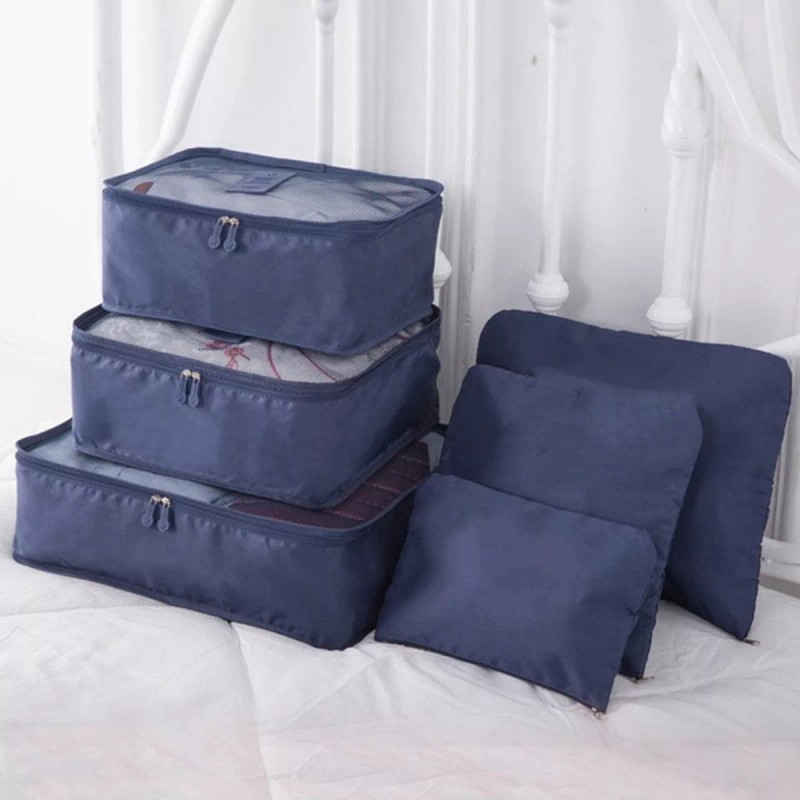 Lecute 6 Bolsas Organizador Ropa Maleta Viaje Multiusos Impermeable