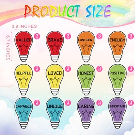 AmazingSpark 55 Pcs Affirmation Bulletin Board Set Motivational Positive Sayings Cutouts Supplies Colorful Accents Cutouts for School Office Home Decor