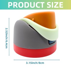 Giasy_Fortune Replacement Cap for Owala Freesip, One Button Water Bottle Top Lid Compatible with Owala Cup 16oz 24oz 32oz 40oz, BPA-Free No Leakage Replacement Accessory for Owala Freesip, Gray&Red