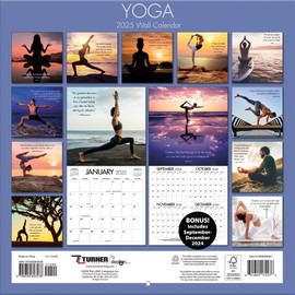 TURNER PHOTOGRAPHIC Yoga 12x12 Photo Wall Calendar (25998940087)