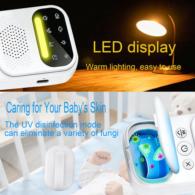Children's and Seniors Unisex Bedwetting Alarm - High-Sensitivity Wireless Sensor,