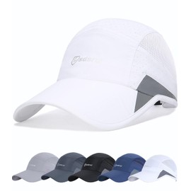 KMOLY Cap, Hat, Men's, Large Size, Reflective Stripe, Safety, Specialized Unique Design Mesh Cap, UV Protection, Ultra Lightweight, Moisture Wicking and Quick Drying, Adjustable, High Visibility,