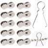 KASESSS 10Pairs Bike Chain Link, Reusable 10 Speed Chain, High