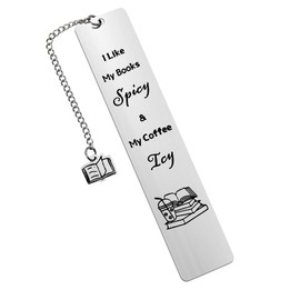 Book Marks for Reading Women Men Gifts for Book Lovers Coffee Lovers Gifts for Him Her Birthday Gifts for Bookworms Readers Book Club Gifts for Women Men Funny Metal Bookmark