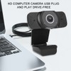 Webcam PC Camera HD 1080P Laptop Desktop Computer USB Drive‑Free