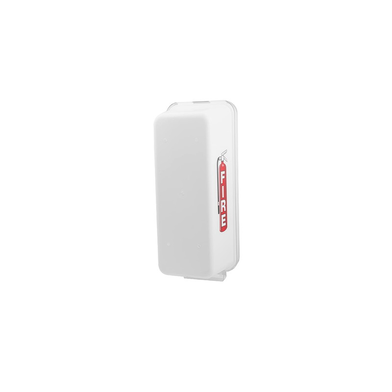 AKA1 Fire Extinguisher Cabinet - Outdoor Mounted, White with Clear