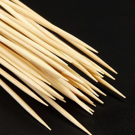 Faux Pearl Toothpicks Bamboo Cocktail Picks 4.72'' Decorative Cocktail Sticks for Home Party Cocktail, Dessert, Fruit (Pack of 100) Home Office Supply