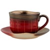 Maruyoshi Pottery M0976 Banko Ware Coffee C/S Gold Sai Tokusa