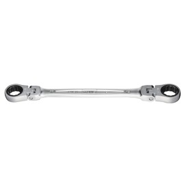 TONE RMFW-1719 Double Neck Swing Ratchet Glasses Wrench Double Sided Width 0.7 x 0.7 inches (17 x 19 mm)
