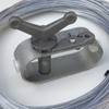 Wire tension rope for pool tarpaulins, diameter 2 mm, length