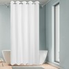 Extra Long No Hook Shower Curtain or Liner Soft Microfiber