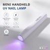 AIRSEE Mini Handheld UV Light for Gel Nails,Portable Rechargeable Nail