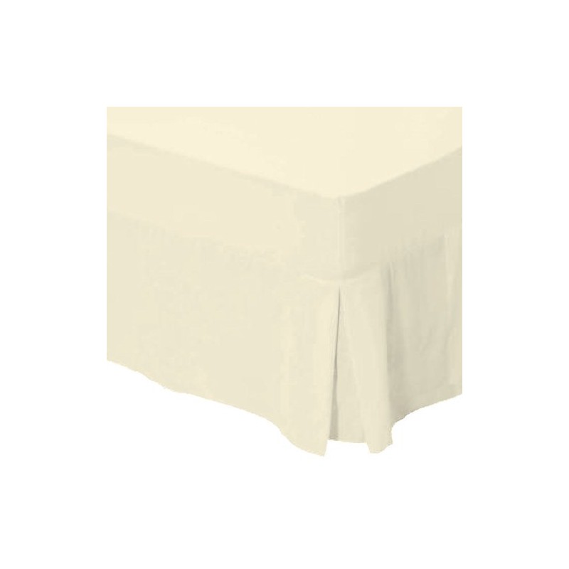 Catherine Lansfield Easy Iron Percale Combed Double Fitted Valance Sheet