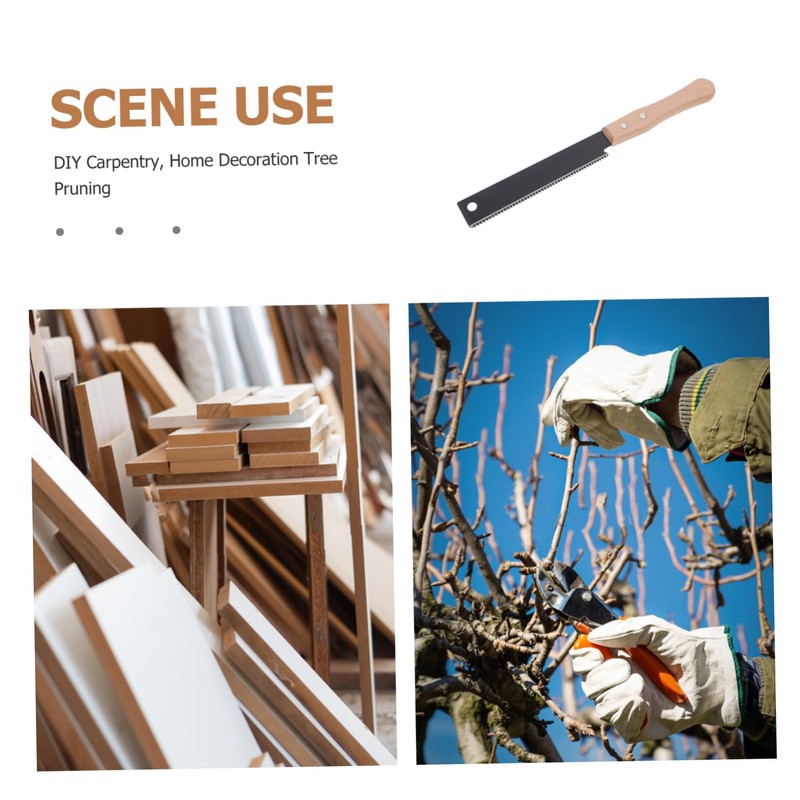 SHINEOFI Mini Japanese Pull Saw for Wood Handheld Flush Trim