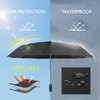LAMA 12 Ribs Folding Umbrella, Windproof Compact Travel Umbrella, Auto