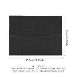 Pack of 60 Tattoo Pads Waterproof Sterile Underlay Tattoo Workplace Pads Disposable Dental Bib Tattoo Accessories Pads Black Tattoo Multi-Purpose Tattoo Accessories Pads (33 x 45 cm)