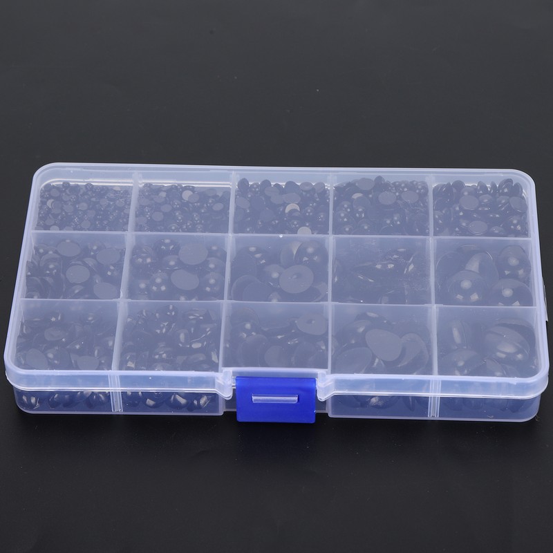 2575Pcs Plastic Eyes and Noses Pack Safety DIY Craft Kit