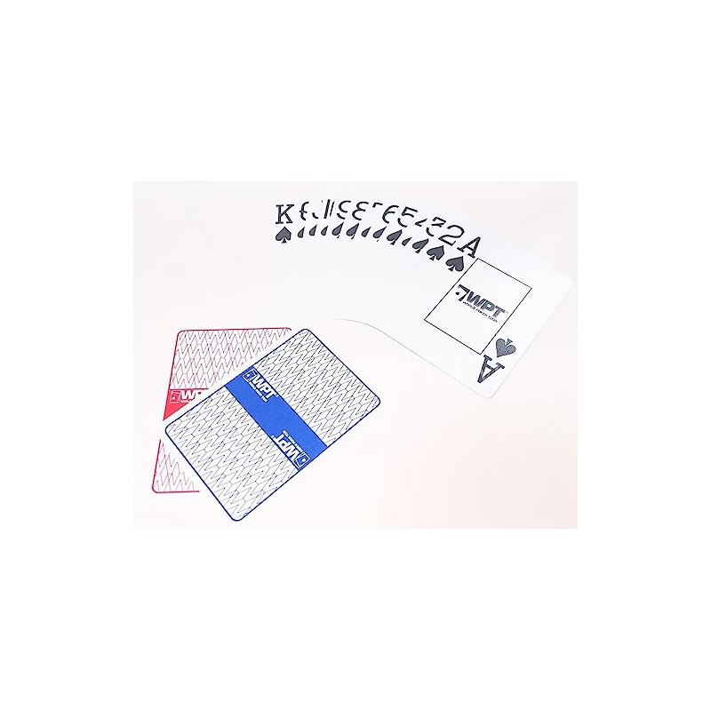 WPT GGpoker W&Berry Poker Plastic Playing Cards 100% Plastic Waterproof