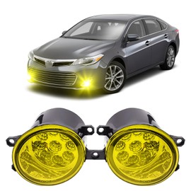 Fog Lights 3.5 inch OEM 19597300 For TOYOTA AVALON 2011-2015 Front Bumper Fog Light Lamps Left Right Driver&Passenger Assemblies Fog Light Beam,3500K Yellow Beam,Super Bright,No errors.2-Pack.