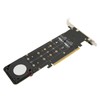 M.2 NVMe SSD Adapter Card Double Side LED Indicator High