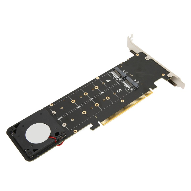 M.2 NVMe SSD Adapter Card Double Side LED Indicator High