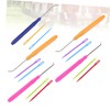 Tofficu 15pcs Knitting Loom Crochet Hooks Crochet Tools Knitting Kit