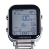 Men Led Digital Watch Creative Square Waterproof Backlight Pedometer Sports