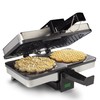 Pizzelle Maker- Nonstick Electric Baker Press Makes Two 5-Inch Cookies