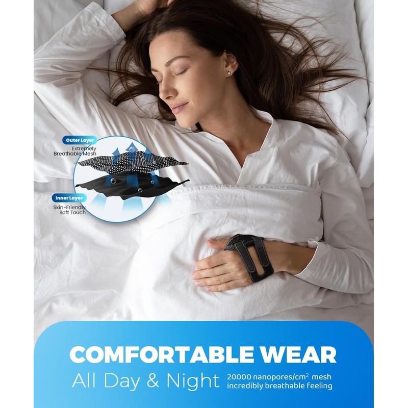 FORTEMOTUS CMC Thumb Brace Splint, CMC Joint Support for Thumb