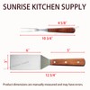 SUNRISE Stainless Steel Turner Spatula & Meat Fork 10.75" Fork