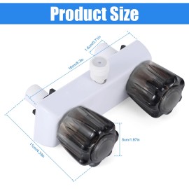 Boxob RV Shower Faucet, Camper Shower Faucet Replacement 4" RV Shower Valve Diverte...