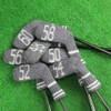 Knitted Wedge Golf Iron Headcovers 7 PCS Club Protector 48,50,52,54,56,58,60